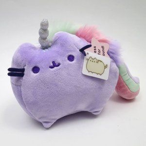Gund Pusheen Pusheenicorn Unicorn 7.5" Plush Toy With Sound